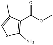 2-氨基 -4-甲基 -噻吩 -3-羧酸甲酯 结构式