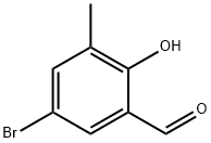 5-溴-2-羟基-3-甲基苯甲醛 结构式