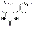 5-Acetyl-6-methyl-4-(4-methylphenyl)-3,4-dihydropyrimidin-2(1H)-one 结构式