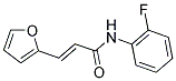 N-(2-FLUORO-PHENYL)-3-FURAN-2-YL-ACRYLAMIDE 结构式