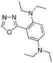 2,5-Bis(diethylamino)phenyl-1,3,4-oxadiazole 结构式
