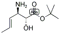 (2R,3R)-1,1-DIMETHYLETHYL 3-AMINO-2-HYDROXY-4-HEXENOATE 结构式