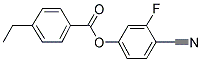 4-CYANO-3-FLUOROPHENYL-4-ETHYLBENZOATE 结构式