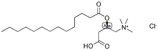L-氯化肉豆蔻酰肉碱 结构式