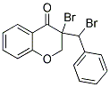 3-BROMO-3-[BROMO(PHENYL)METHYL]CHROMAN-4-ONE 结构式