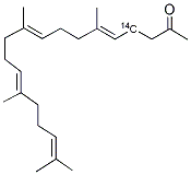 GERANYL GERANYL ACETONE, [GERANYL-1-14C] 结构式