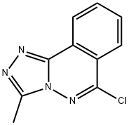 6-氯-3-甲基-[1,2,4]三唑并[3,4-A]酞嗪 结构式