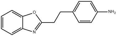 4-[2-(1,3-苯并恶唑-2-基)乙基]苯胺 结构式