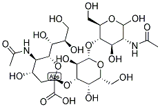 3'-BETA-SIALYL-N-ACETYLLACTOSAMINE 结构式