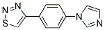 4-[4-(1H-IMIDAZOL-1-YL)PHENYL]-1,2,3-THIADIAZOLE 结构式