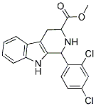 METHYL 1-(2,4-DICHLOROPHENYL)-2,3,4,9-TETRAHYDRO-1H-BETA-CARBOLINE-3-CARBOXYLATE 结构式