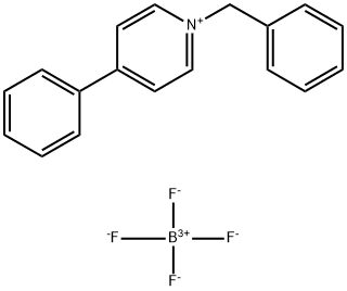 N-BENZYL-4-PHENYL PYRIDINIUM TETRAFLUOROBORATE 结构式