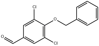 4-(苄氧基)-3,5-二氯苯甲醛 结构式