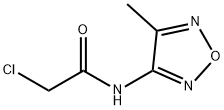 2-CHLORO-N-(4-METHYL-FURAZAN-3-YL)-ACETAMIDE 结构式