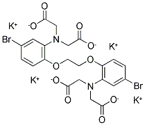 5,5'-DIBROMO BAPTA, TETRAPOTASSIUM SALT 结构式