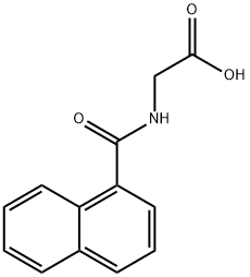 (1-萘酰)甘氨酸 结构式