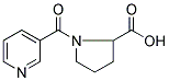 1-(Pyridin-3-ylcarbonyl)proline 结构式