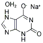 XANTHINE MONOSODIUM SALT, MONOHYDRATE 结构式