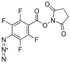 N-SUCCINIMIDYL 4-AZIDO-2,3,5,6-TETRAFLUOROBENZOATE 结构式