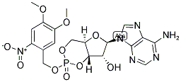 4,5-DIMETHOXY-2-NITROBENZYL ADENOSINE 3',5'-CYCLICMONOPHOSPHATE 结构式