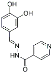 N'-(3,4-DIHYDROXYBENZYLIDENE)ISONICOTINOHYDRAZIDE 结构式