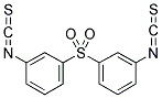 BIS(3-ISOTHIOCYANATOPHENYL)SULPHONE 结构式