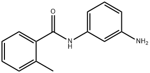 N-(3-氨基苯基)-2-甲基-苯甲酰胺 结构式