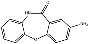 2-氨基二苯并[B,F][1,4]氮氧杂环庚烷-11(10H)-酮 结构式