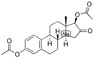 1,3,5(10)-ESTRATRIEN-3,17-BETA-DIOL-16-ONE DIACETATE 结构式