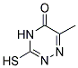 3-MERCAPTO-6-METHYL-1,2,4-TRIAZIN-5(4H)-ONE 结构式