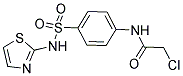 2-CHLORO-N-[4-[(1,3-THIAZOL-2-YLAMINO)SULFONYL]PHENYL]ACETAMIDE 结构式