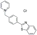 1-[4-(1,3-BENZOTHIAZOL-2-YL)BENZYL]PYRIDINIUM CHLORIDE 结构式