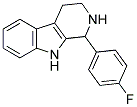 1-(4-FLUOROPHENYL)-2,3,4,9-TETRAHYDRO-1H-BETA-CARBOLINE 结构式