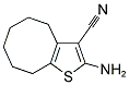 2-AMINO-4,5,6,7,8,9-HEXAHYDROCYCLOOCTA[B]THIOPHENE-3-CARBONITRILE 结构式