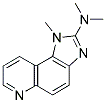 1-METHYL-2-DIMETHYLAMINO-IMIDAZO[4,5-F]QUINOLINE 结构式