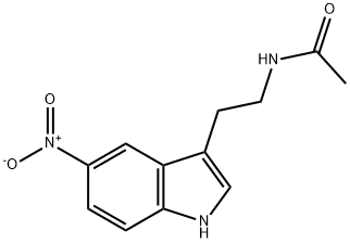 5-NITRO-N-ACETYLTRYPTAMINE 结构式