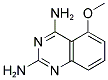 2,4-DIAMINO-5-METHOXYQUINAZOLINE 结构式