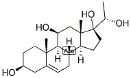 5-PREGNEN-3-BETA, 11-BETA, 17,20-ALPHA-TETROL 结构式