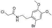 N1-(2-BROMO-4,5-DIMETHOXYPHENETHYL)-2-CHLOROACETAMIDE 结构式