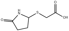2-[(5-OXO-2-PYRROLIDINYL)SULFANYL]ACETIC ACID 结构式