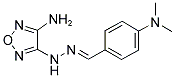 4-(DIMETHYLAMINO)BENZALDEHYDE (4-AMINO-1,2,5-OXADIAZOL-3-YL)HYDRAZONE 结构式