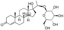 17-ALPHA, 20-BETA-DIHYDROXYPROGESTERONE GLUCURONIDE 结构式