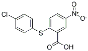 2-[(4-CHLOROPHENYL)THIO]-5-NITROBENZOIC ACID 结构式