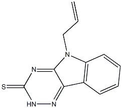 9-烯丙基-9H-1,3,4,9-四氮杂-芴-2-硫醇 结构式
