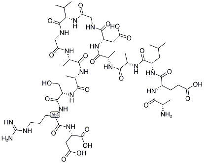 ALA-GLU-LEU-ALA-ALA-ASP-GLY-VAL-GLY-ALA-ALA-SER-ARG-ASP 结构式