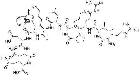 ARG-ILE-ARG-PRO-LYS-LEU-LYS-TRP-ASP-ASN-GLN 结构式