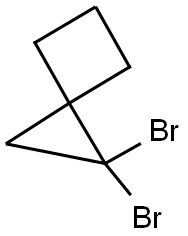 1,1-DIBROMO-SPIRO[2.3]HEXANE 结构式