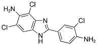 2-(4-AMINO-3-CHLORO-PHENYL)-4,6-DICHLORO-1 H-BENZOIMIDAZOL-5-YLAMINE 结构式
