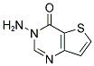 3-AMINO-3,4-DIHYDROTHIENO[3,2-D]PYRIMIDIN-4-ONE 结构式