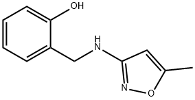 2-([(5-METHYL-3-ISOXAZOLYL)AMINO]METHYL)BENZENOL 结构式